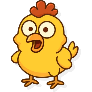 Przestraszony kurczak – Chicken Banana