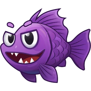 Fioletowa ryba – Fish Boom