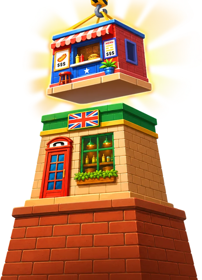 Ukończona wieża – MegaBlock Empire