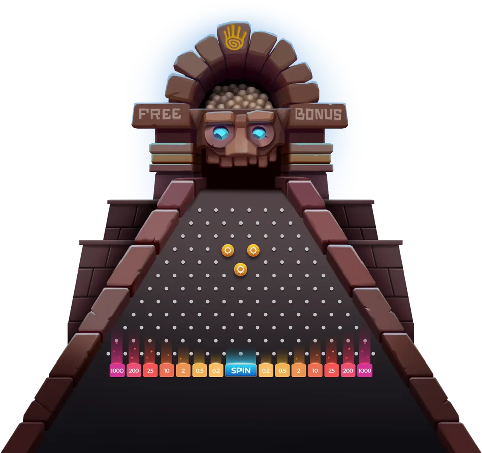Plansza gry – Plinko AZTEC